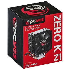 Cooler Processador Zero KZ1 80mm  ACZK180 Preto