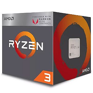 Processador AMD Ryzen R3 2200G AM4 3.7ghz 4mb+2mb c/vídeo