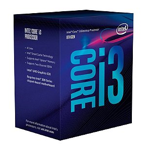 Processador Intel Core I3-8100 S1151 3.6Ghz 6MB Box