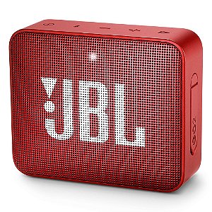 Caixa de som Bluetooth JBL GO 2 Vermelha Original