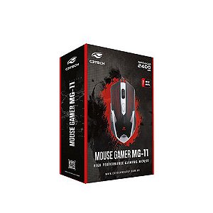 Mouse Gamer C3Tech MG-11 BSI Preto/Prata