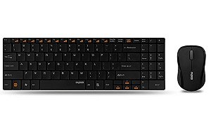 Kit teclado e Mouse sem fio Rapoo 9060 Black