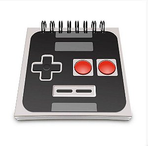 Bloco de anotações Joystick 8-bits