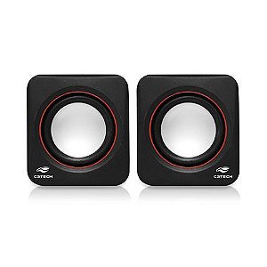 Caixa de Som 2.0 C3Tech SP-301BK 3W RMS Usb Preta