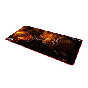 Mousepad Gamer C3 Tech Doom Fire MP-G1100 700x300mm Preto