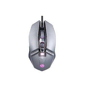 Mouse Optico Gamer USB - HP M270 Chumbo