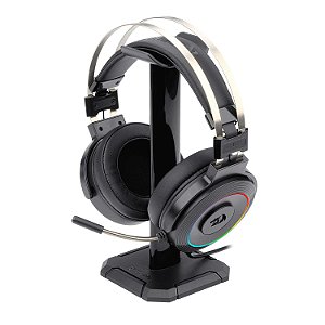 Headset Gamer Redragon Lamia 2 + Suporte H320-RGB Preto