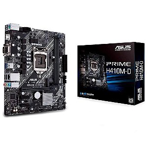 Placa Mãe Asus Prime Intel H410M-D Socket LGA1200