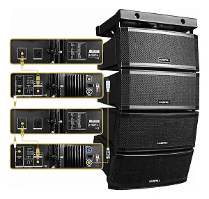 Caixa De Som Line Array Ativo Ksr Pro 1920w Rms 4 Celulas V6
