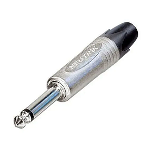 PLUG P10 NEUTRIK 1/4" MONO NP2X NIQUEL/NIQUEL