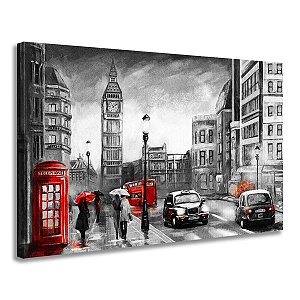 Quadro decorativo Cidade - 60cm x 85cm