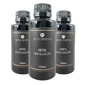 3 Refil Profissional Nebulização 100ml | Mango