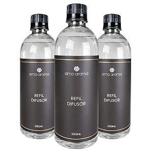 3 Refil Difusor de Varetas 500ml | Lavanda