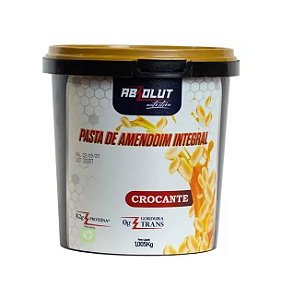 Pasta de Amendoim Integral com Whey Absolut Nutrition 500g