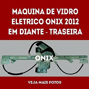 Maquina De Vidro Eletrico Onix Traseira Lado Esquerdo  2012 Em Diante