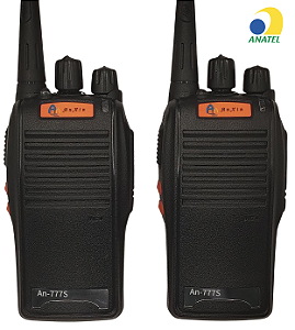 Kit 2 rádios UHF AN-777s Anxin (Homologado)