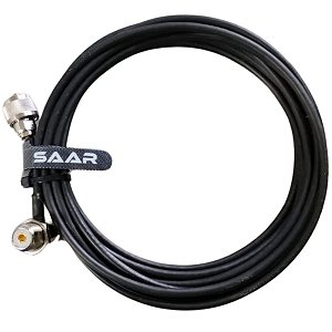 Cabo Px Antena Radio Móvel Rg58 5,5m Conector Uhf 90% Malha