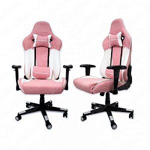 Cadeira Giratoria Gamer G1 Motospeed - Rosa e Branco (FMSCA0088RSA). fs