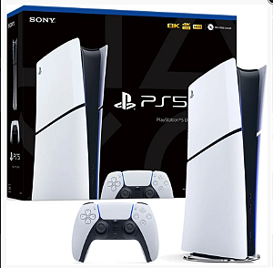 Consola de jogos Sony-PlayStation 5 Slim PS5, SSD de ultra alta velocidade,  Edição digital, 825GB, Playstation 5, 4 jogos