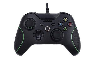 CONTROLE JOYSTICK P/ XBOX ONE PC COM FIO CABO USB S