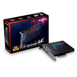 PLACA DE CAPTURA LIVE GAMER 4K PCI-E - GC573-FO