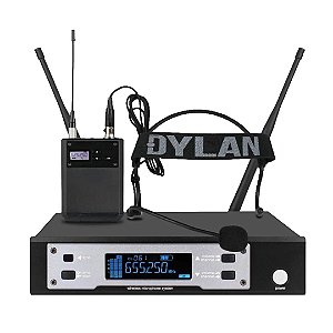 MICROFONE SEM FIO UHF DYLAN D9003S