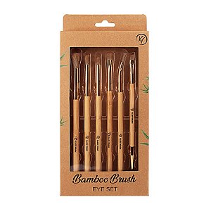 Kit 6 pincéis para olhos Bamboo Brush - Klass Vough