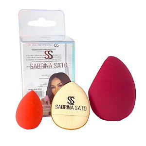 Kit com 3 esponjas para maquiagem - Sabrina Sato