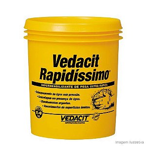 Impermeabilizante Aditivo Vedacit Rapidissimo 1,4kg Otto Baumgart