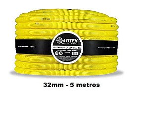 CONDUITE CORRUGADO 32MM X 5 METROS AMARELO