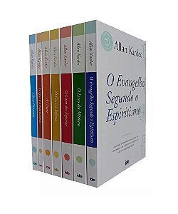 Coleção Allan Kardec  Com 7 livros  Grande  21cm x 14cm