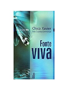 Fonte Viva Tamanho Bolsão 15,5cm x 10cm  Emmanuel  Chico Xavier