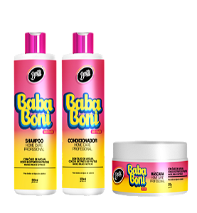 Kit capilar Bababoni 3 passos - 300ml