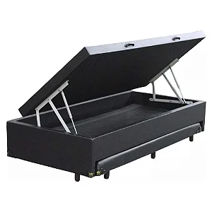 Base Baú Dream Flex Solteiro com auxiliar 88x188