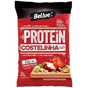 Snack protein sabor costelinha barbecue Belive 35g