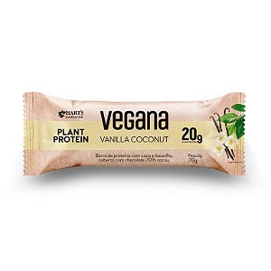 Barra de proteína vegana sabor vanilla Hart's 65g