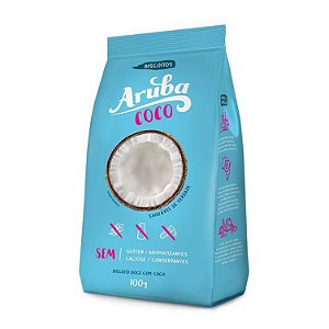 Biscoito doce de coco Aruba 100g