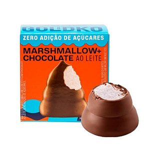 Musa zero açúcar marshmallow com chocolate ao leite Goldko 30g