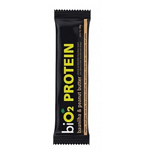 Barra de proteína baunilha e amendoim Bio2 40g