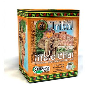 Chá mate chai Tribal Brasil 15 sachês