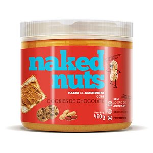 Pasta de amendoim com cookies de chocolate Naked Nuts 450g