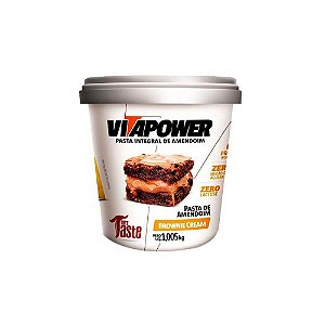 Pasta de amendoim brownie Vitapower 1kg