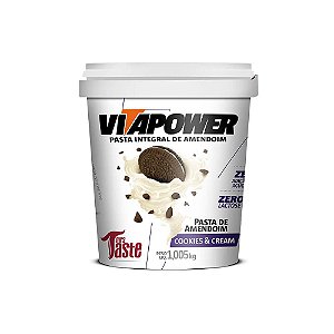 Pasta de amendoim cookies protein Vitapower 1kg