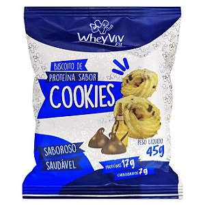 Cookies com whey protein cookies Wheyviv fit 45g