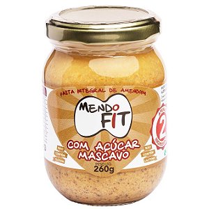 Pasta de amendoim com açúcar mascavo Mendo Fit 260g