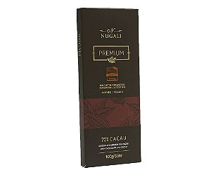 Tablete chocolate amargo 70% Nugali 100g