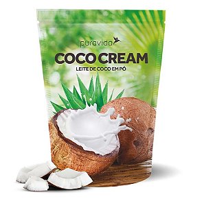 Leite de coco em pó coco cream Puravida 250g