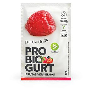Probiogurt frutas vermelhas Puravida 30g