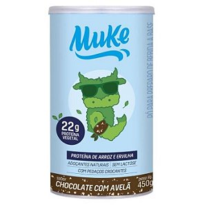 Proteína vegetal chocolate com avelã Muke 450g