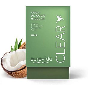 Água de coco micelar  Puravida 120ml